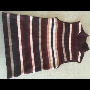 Turtle neck tank top- sweater material